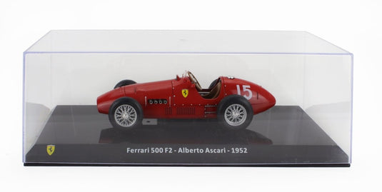 Ferrariフェラーリ F1 500 F2 N 15 WORLD CHAMPION 1952 ALBERTO ASCARI RED LE-GRANDI-FERRARI-F1 COLLECTION / EDICOLA 1/24 ミニカー