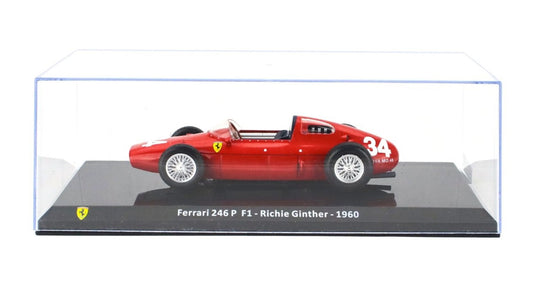 Ferrariフェラーリ F1 246P N 34 1960 RICHIE GINTHER RED LE-GRANDI-FERRARI-F1 COLLECTION / EDICOLA 1/24 ミニカー