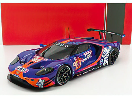 FORD USA  GT FORD ECOBOOST 3.5L TURBO V6 TEAM KEATING MOTORSPORT N 85 24h LE MANS 2019 B.KEATING  J.BLEEKEMOLEN  F.FRAGA  PURPLE ORANGE/IXO 1/18ミニカー