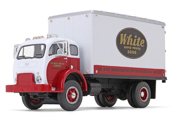 White Super Power 3000 - 1953 White 3000 COE Delivery Truck / First Gear 1/34 建設機械模型 工事車両