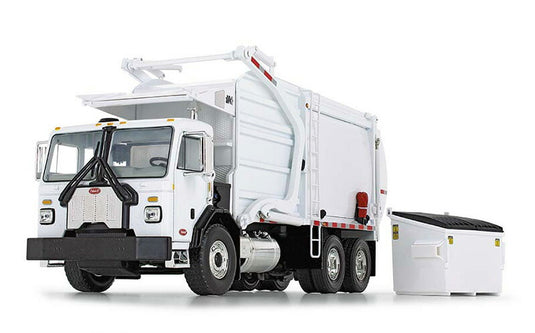 Peterbilt Model 520 ゴミ収集車  Wittke フロントエンドローダー & ゴミ箱付、ホワイト  トラック / First Gear 1/34 建設機械模型 工事車両