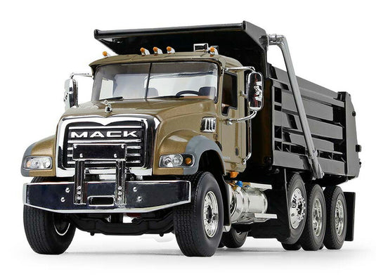 Mack Granite MP ダンプトラック  ゴールド & ブラック  ダンプ / First Gear 1/34 建設機械模型 工事車両