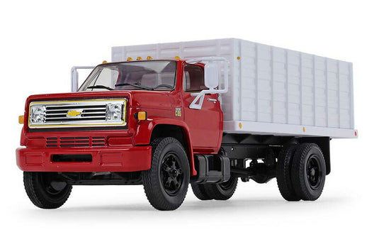 1970s Chevrolet C65 Grain Truck  レッド & ホワイト、トウモロコシ積載  トラック / First Gear 1/34 建設機械模型 工事車両