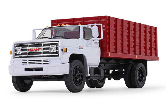 1970s GMC 6500 Grain Truck  ホワイト & レッド、トウモロコシ積載  トラック / First Gear 1/34 建設機械模型 工事車両