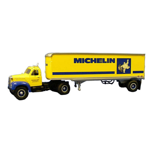 マック Mack 1960 B61 トラクター＆トレーラー ミシュランタイヤ仕様 / FIRST GEAR 1/34 ミニカー トラック模型