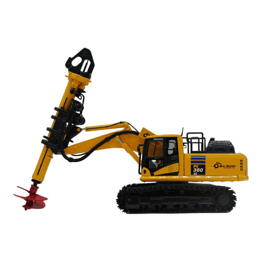 コマツ Komatsu PC360LC 11 with BayShore DH60 ドリル 掘削機 / FIRST GEAR 1/50 ミニカー 建設機械模型 工事車両
