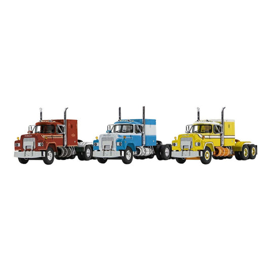 マック Mack R トラクター トリオセット 3台セット / FIRST GEAR 1/64 ミニカー トラック模型