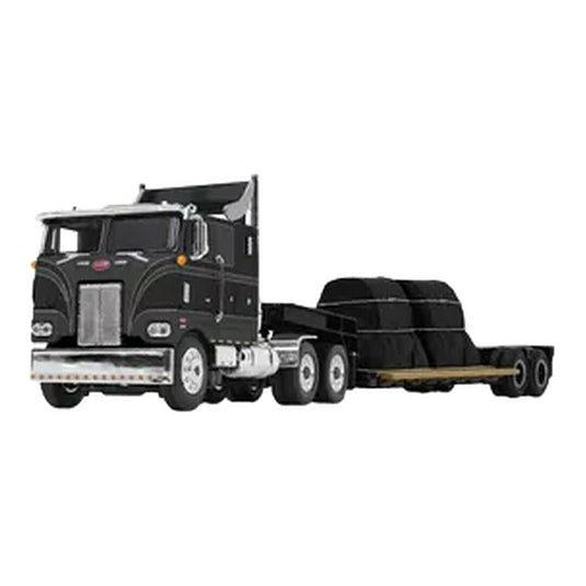 ピータービルト Peterbilt Model 352 COE 110スリーパー ターボウィング ロジャース Rogers ヴィンテージ低床トレーラー / FIRST GEAR 1/64 ミニカー トラック模型