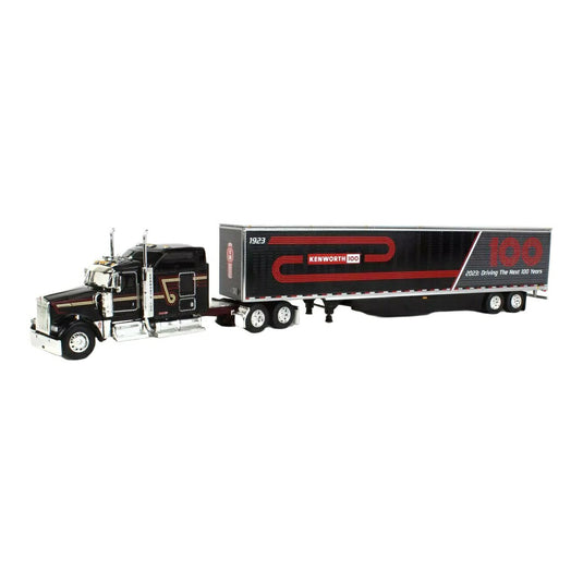 ケンワース W900L セミボックス トレーラー ケンワース 100周年記念モデル Kenworth W900L Semi Box Trailer Kenworth 100th A / FIRST GEAR 1/64 ミニカー トラック模型