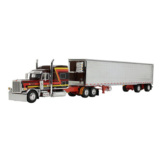ピータービルト 389 53フィート リーファートレーラー ハリケーンエクスプレス Peterbilt 389 with 53' reefer trailer HURRICANE / FIRST GEAR 1/64 ミニカー トラック模型