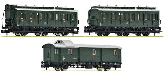 Nゲージ 鉄道模型 Fleischmann フライシュマン Oebb 3両セット 客車 Era III DC