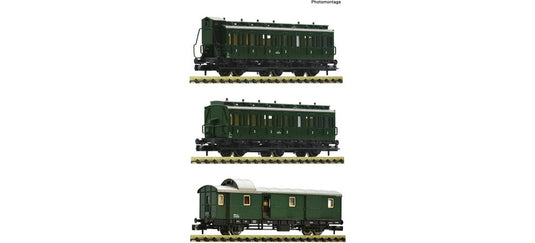 Nゲージ 鉄道模型 フライシュマン Fleischmann OEBB 3 part passenger train Era III DC
