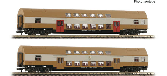 Nゲージ 客車 Fleischmann フライシュマン DR Double decker carriage Era IV DC