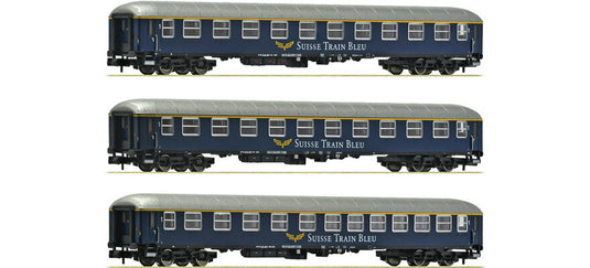 Nゲージ 鉄道模型 Fleischmann Suisse Train Bleu 急行客車 Era VI DC