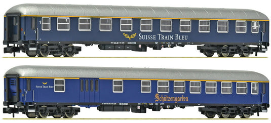 Nゲージ 鉄道模型 Fleischmann フライシュマン Suisse Train Bleue 急行客車 Era VI DC