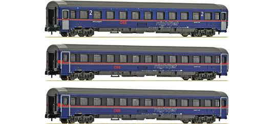 Nゲージ 鉄道模型 Fleischmann フライシュマン Oebb OBB Nightjet Eurofima 客車 Era VI DC