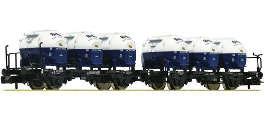 Nゲージ 鉄道模型 Fleischmann フライシュマン DB Birkel container wagon era III VI DC