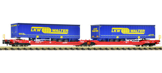 Nゲージ 鉄道模型 車両 Fleischmann フライシュマン DB AG T3000e Era VI Double pocket articulated wagon T3000e DB AG Era VI DC