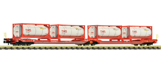 Nゲージ 鉄道模型 車両 Fleischmann フライシュマン OEBB RCW T3000e Era VI Double pocket articulated wagon T3000e OEBB RCW Era VI DC