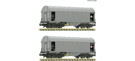 Nゲージ 鉄道模型 貨車 フライシュマン Fleischmann CD type Shimmns 2-piece set Era VI DC
