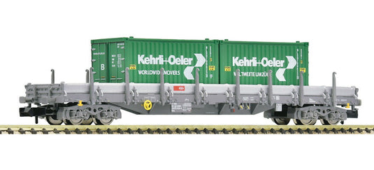 Nゲージ 鉄道模型 Fleischmann フライシュマン スイス連邦鉄道 SBB 長物車 Res コンテナ2個積載 Era VI Stake car Res 20 containers DC