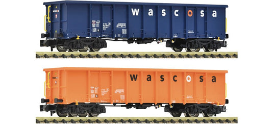 Nゲージ 貨車セット Fleischmann フライシュマン Wascosa 無蓋貨車 2両 Era VI DC