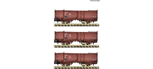 Nゲージ 鉄道模型 Fleischmann フライシュマン DR Open freight wagons Era IV DC