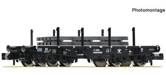 Nゲージ 鉄道模型 Fleischmann フライシュマン NS 重量物用平貨車 Era III DC