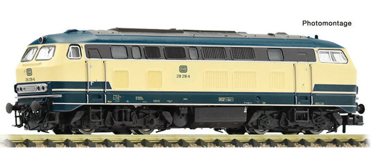 Nゲージ 鉄道模型 フライシュマン Fleischmann DB Diesel locomotive BR 218 Era IV DC