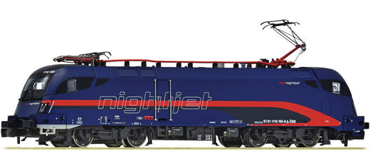 Nゲージ 鉄道模型 Fleischmann フライシュマン 電気機関車 1116 195-9 Nightjet Oebb Era VI Sound DCC