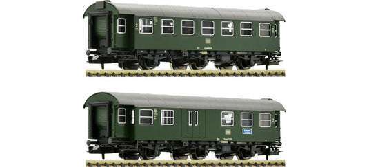 Nゲージ 鉄道模型 Fleischmann フライシュマン ドイツ連邦鉄道 DB 改造客車 2両セット LED Era IV DB rebuilt cars LED tail lights DC