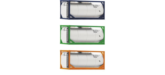Nゲージ 鉄道模型 Fleischmann フライシュマン 3-pc. Set: 20 inch tank containers