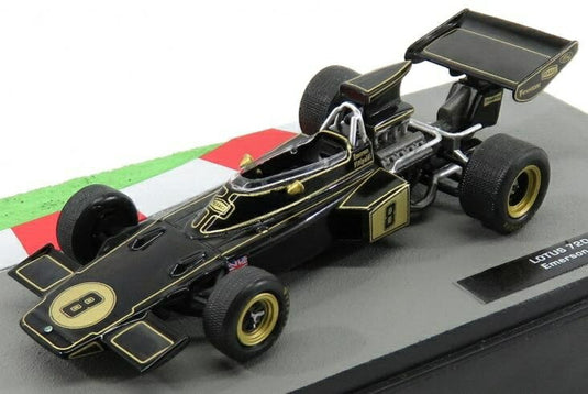 Lotusロータス F1 72D Fordフォード JPS No.8 World Championワールドチャンピオン Season 1972 Emerson Fittipaldi / EDICOLA 1/43 ミニカー