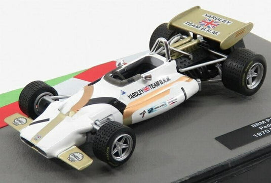 BRMビーアールエム F1 P153 No.1 1970 Belgium GPベルギーGP Pedro Rodriguezペドロ・ロドリゲス ホワイトゴールド / EDICOLA 1/43 ミニカー