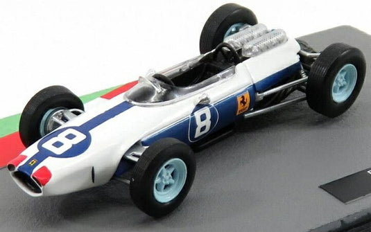 Ferrariフェラーリ F1 512 Team N.A.R.T. No.8 Mexicoメキシコ GP 1964 Lorenzo Bandiniロレンツォ・バンディーニ ホワイト / EDICOLA 1/43 ミニカー
