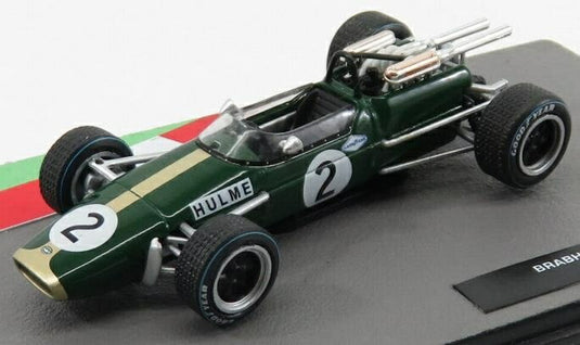 Brabhamブラバム F1 Repco BT24 No.2 World Championワールドチャンピオン Season 1967 Denis Hulmeデニス・ハルム グリー / EDICOLA 1/43 ミニカー