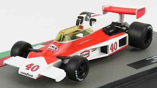 McLarenマクラーレン F1 M23 1977 No.40 British GP Gilles Villeneuve オレンジホワイト / EDICOLA 1/43 ミニカー