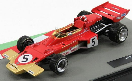 Lotusロータス F1 72C Team Lotus 1970 No.5 World Champion Season Jochen Rindt レッドゴールド / EDICOLA 1/43 ミニカー