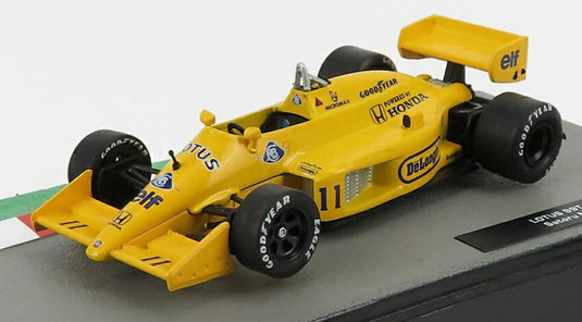 Lotusロータス F1 99T Hondaホンダ Elfエルフ 1987 No.11 Satoru Nakajima中嶋悟 Yellowイエロー / EDICOLA 1/43 ミニカー