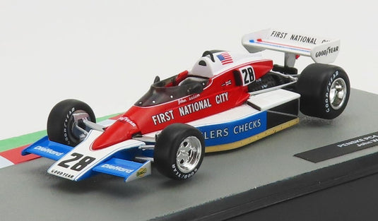 Penskeペンスキー F1 PC4 1976 No.28 Season John Watson ホワイトレッドブルー / EDICOLA 1/43 ミニカー