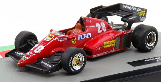 Ferrariフェラーリ F1 126 C3 1983 No.28 Rene Arnouxルネアルヌー Redレッド / EDICOLA 1/43 ミニカー