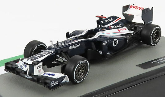 Williamsウィリアムズ F1 FW34 Cosworthコスワース 2012 No.18 Pastor Maldonadoパストールマルドナド Blue Whiteブルーホワ / EDICOLA 1/43 ミニカー