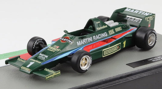 Lotusロータス F1 80 Team Martini Racing 1979 No.1 Season Mario Andretti グリーン / EDICOLA 1/43 ミニカー