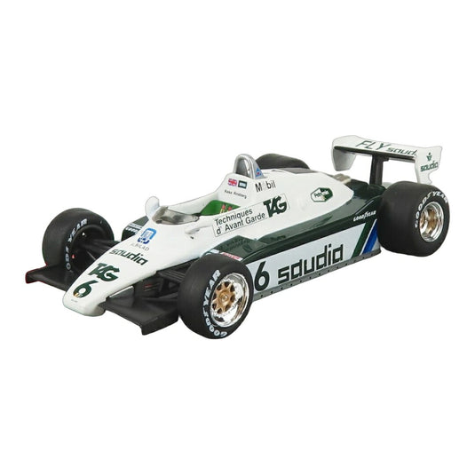 Williamsウィリアムズ F1 FW08 #6 1982 Keke Rosberg ホワイト/グリーン FORMULA-1-AUTO-COLLECTION-CENTAURIA / EDICOLA 1/43 ミニカー