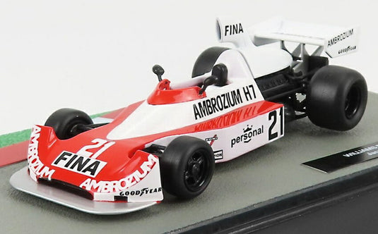 WILLIAMSウィリアムズ F1 FW04 No.21 SEASON 1975 Jacques Laffiteジャックラフィット レッドホワイト / EDICOLA 1/43 ミニカー