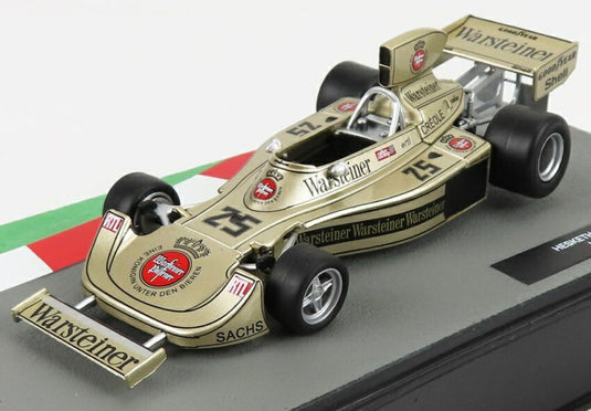 HESKETHヘスケス F1 308B No.25 SEASON 1975 Herald Ertiヘラルドエートル ゴールド / EDICOLA 1/43 ミニカー