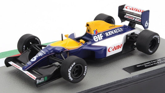 Williamsウィリアムズ F1 FW14B Renaultルノー 1992 No.6 Riccardo Patreseリカルド・パトレーゼ ブルー イエロー ホワイト / EDICOLA 1/43 ミニカー