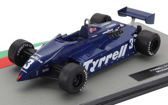 Tyrrellティレル F1 011 Denimデニム 1982 Long Beach GPロングビーチGP No.3 Michele Alboretoミケーレ・アルボレート ブル / EDICOLA 1/43 ミニカー