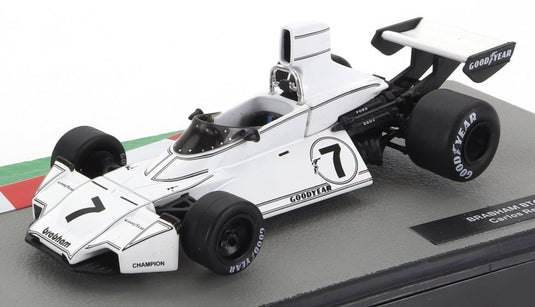 Brabhamブラバム F1 BT44 1974 No.7 Carlos Reutemannカルロス・ロイテマン ホワイト / EDICOLA 1/43 ミニカー