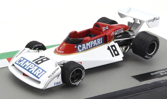 SURTEESサーティース F1 TS19 No.18 SEASON 1976 Brett Lungerブレットランガー ホワイトレッド / EDICOLA 1/43 ミニカー